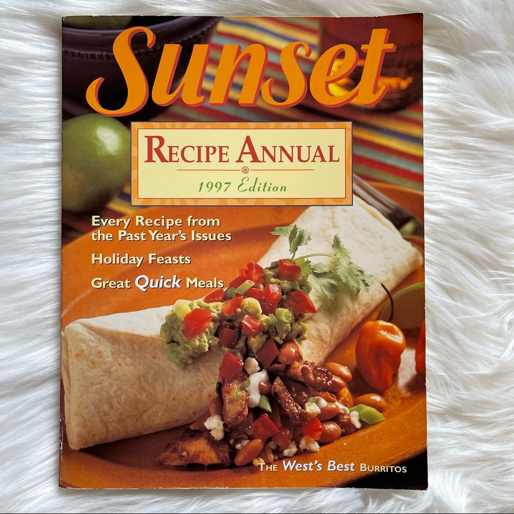 VTG Sunset Recipe Annual 1997 Edition, Softcover Cookbook